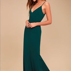 Lulus infinite glory- forest green